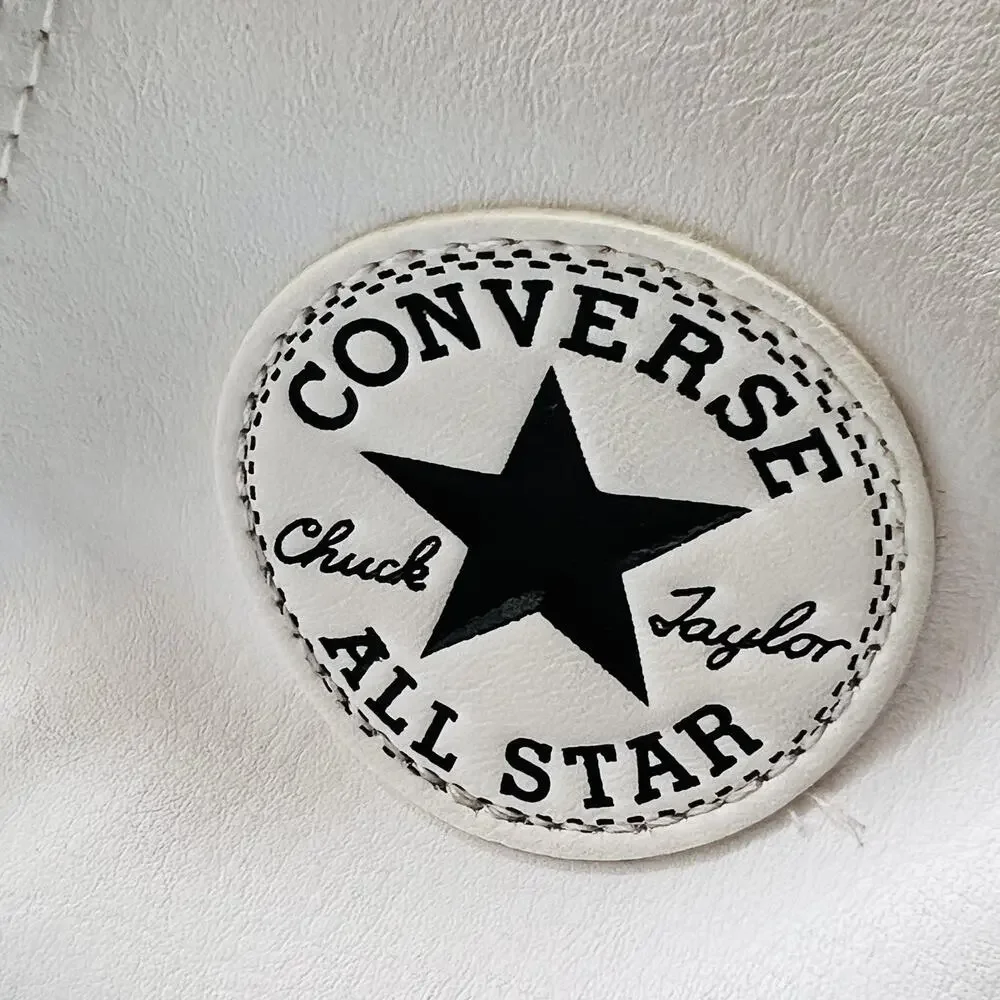 Converse Shoes Women 8.5 White Leather All Star 2 High Top Platform Sneaker